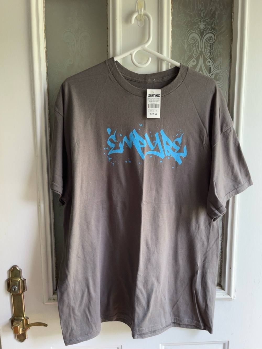 Empyre Graffiti Graphic T-Shirt Men’s XL Gray Streetwear Skate Tee NWT